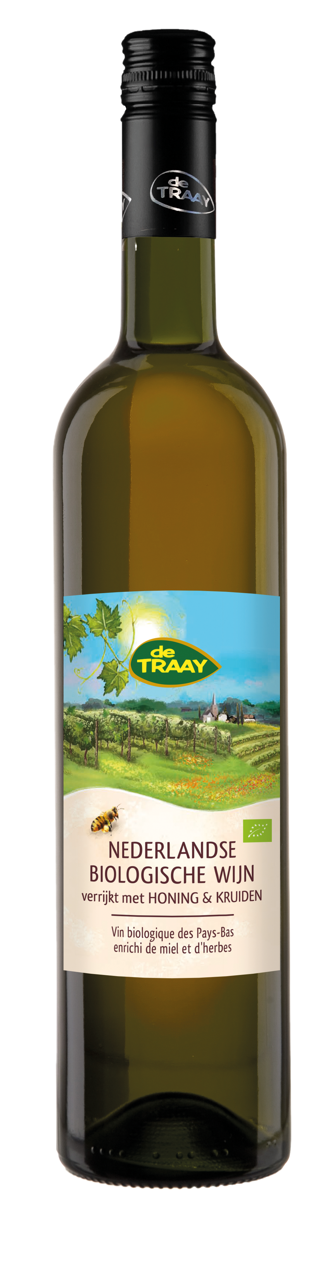 Vin blanc biologique néerlandais enrichi de miel et d'herbes